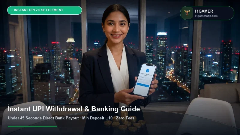 11GAMER Instant UPI Withdrawal & ₹50 INR Deposit Tutorial